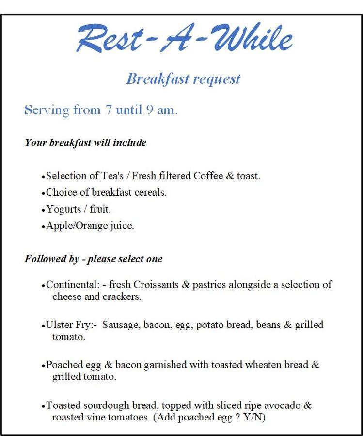 Rest A While Bed & Breakfast บุชมิลส์ ภายนอก รูปภาพ